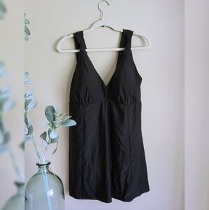 Swimsuits For All Little Black Swim Dress (20)